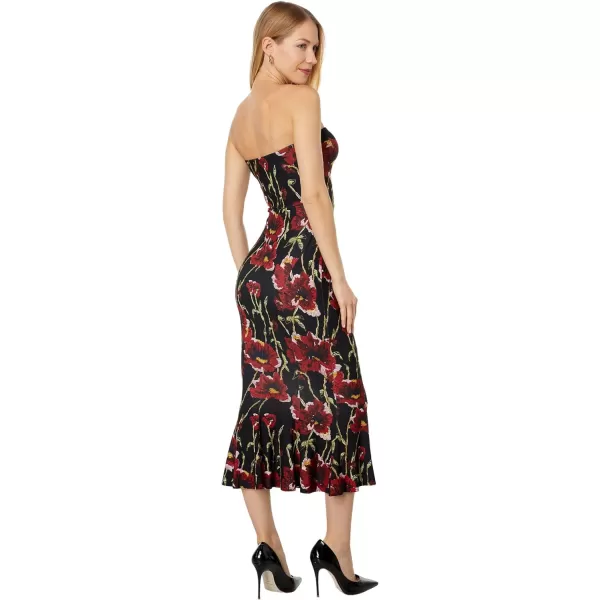 Norma Kamali Womens Strapless Fishtail DressBlack Poppy