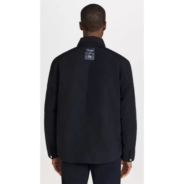 Norse Projects Mens Pelle Waxed Nylon Insulated JacketDark Navy