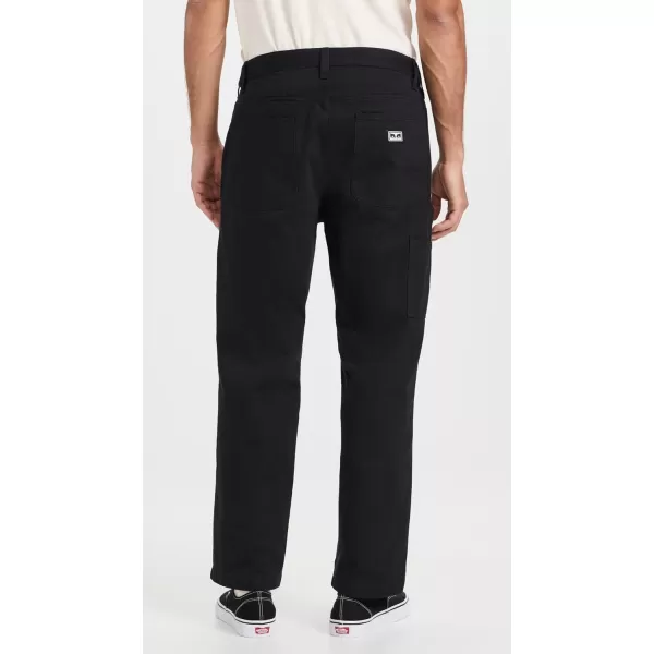 OBEY Mens Hardwork Carpenter PantsBlack