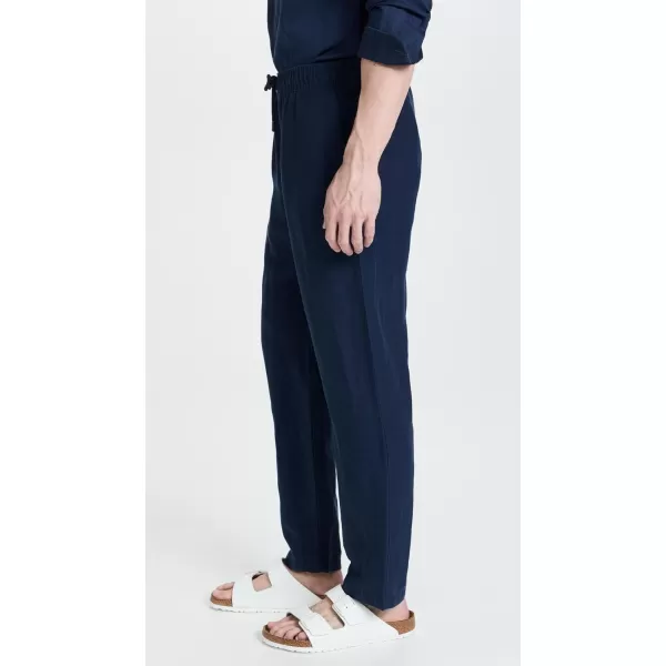 Onia Mens Air Linen PullOn PantsDeep Navy