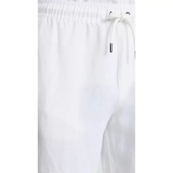 Onia Mens Air Linen PullOn PantsWhite