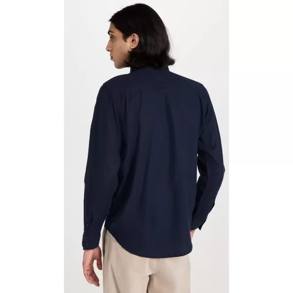 Onia Mens Stretch Linen ShirtDeep Navy