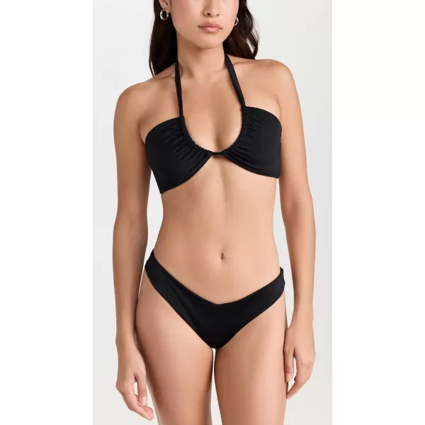 Onia Womens V Shape Bikini BottomsBlack