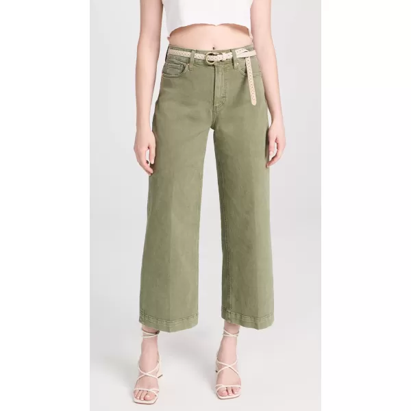 PAIGE Womens Anessa JeansVintage Mossy Green