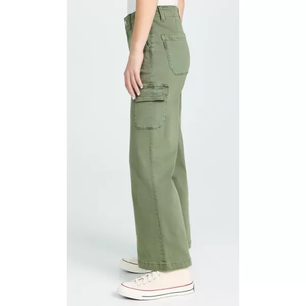 PAIGE Womens Carly Jeans with Cargo PocketsVintage Ivy Green