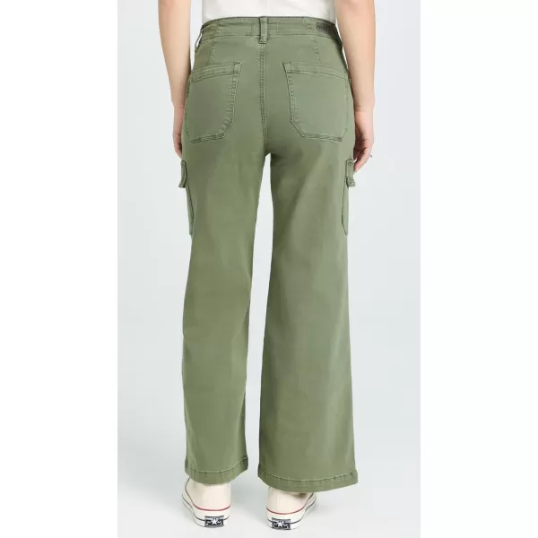 PAIGE Womens Carly Jeans with Cargo PocketsVintage Ivy Green