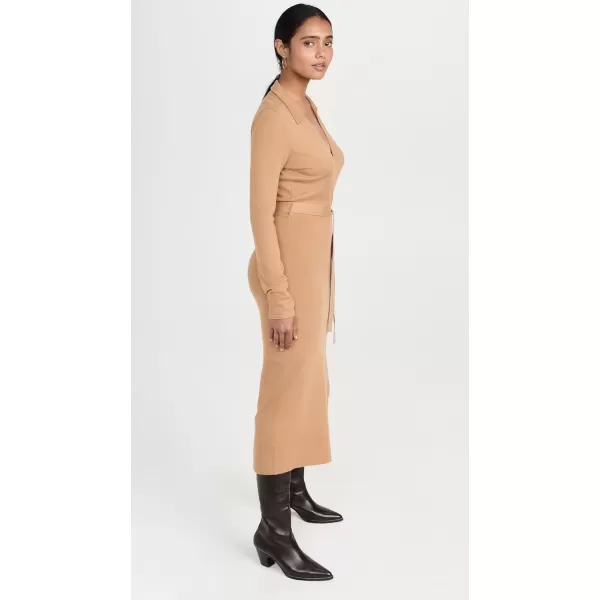 PAIGE Womens Carmen Sweater DressDeep Camel