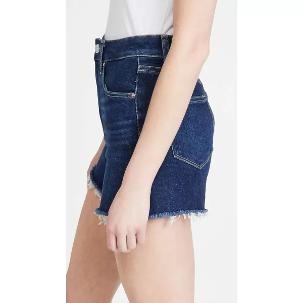 PAIGE Womens Dani Vintage Raw Hem Ultra High Rise ShortCayden