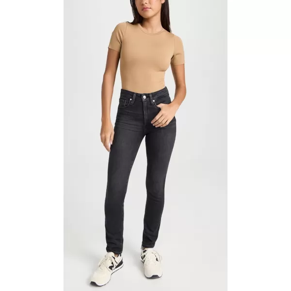 PAIGE Womens Gemma JeansBlack Lotus