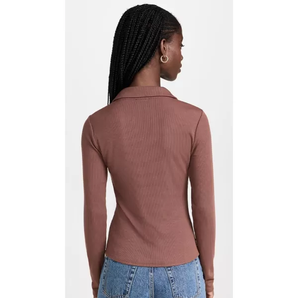 PAIGE Womens Lafayette TopRosewood