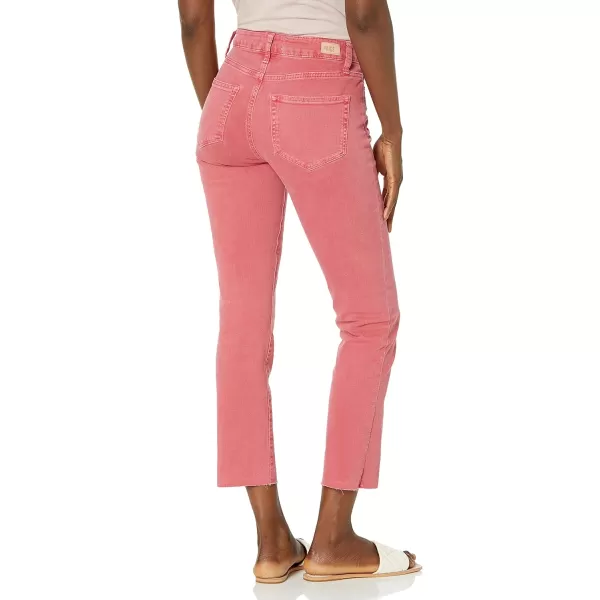 PAIGE Womens White Noise Grand Hem JeansVintage Sweet Rose