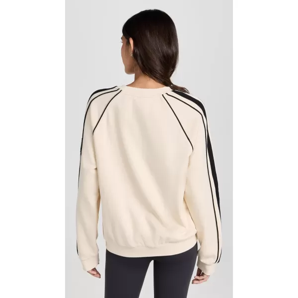 PE NATION Womens Crossman SweatshirtPearled Ivory