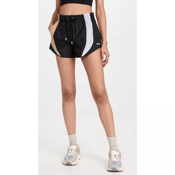 PE NATION Womens Running Track ShortsBlack