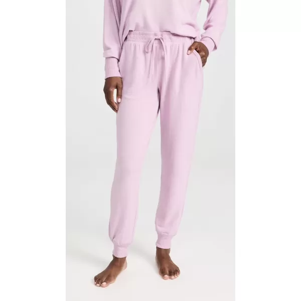 PJ Salvage Womens Loungewear Peachy in Color Banded PantLilac Mist