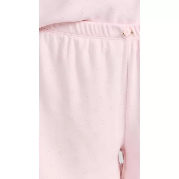 PJ Salvage womens Loungewear Pointelle Hearts ShortPink Dream