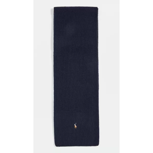 POLO RALPH LAUREN Mens Signature Knit ScarfClassic Navy