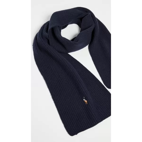 POLO RALPH LAUREN Mens Signature Knit ScarfClassic Navy