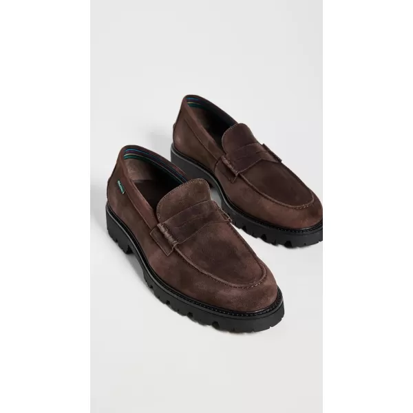 PS Paul Smith Mens Bolzano Dark Brown Loafers69