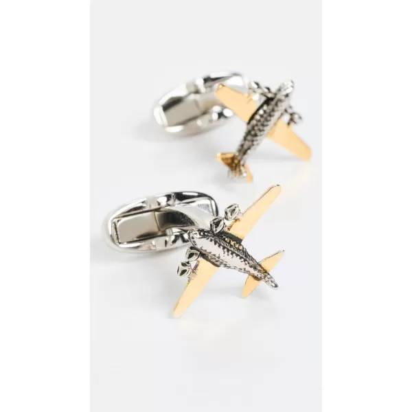 Paul Smith Mens Airplane CufflinksMetallics