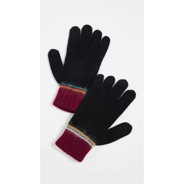 Paul Smith Mens Mens Gloves Signature IntarsiaBlacks