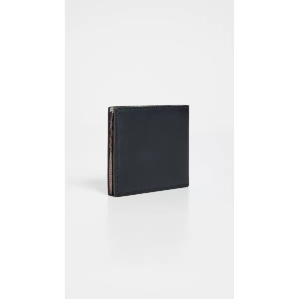 Paul Smith Mens Multi Stripe Bifold Wallet Blacks One SizeBlacks