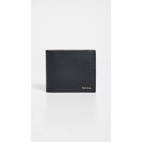 Paul Smith Mens Multi Stripe Bifold Wallet Blacks One SizeBlacks