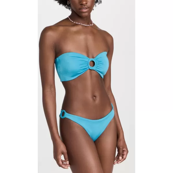 Peixoto Womens Peyton Bikini TopCapri Blue