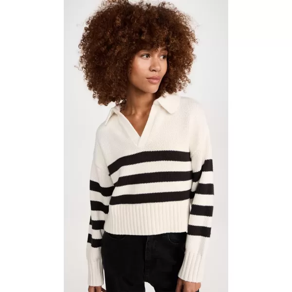 Pistola Denim Womens Arlo SweaterMidnight Cream Stripe