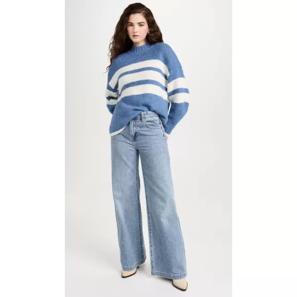 Pistola Denim Womens Carlen SweaterCampanula Wht Stripe