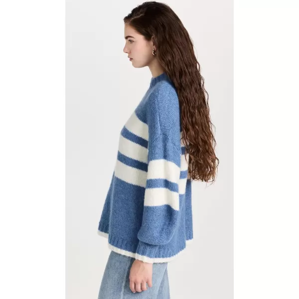 Pistola Denim Womens Carlen SweaterCampanula Wht Stripe