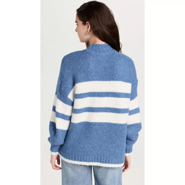 Pistola Denim Womens Carlen SweaterCampanula Wht Stripe