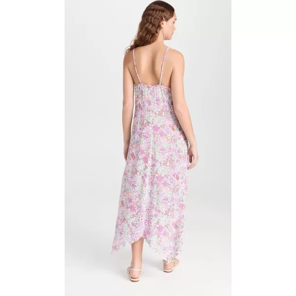 Poupette St Barth Womens Floral DressWhiteLavender