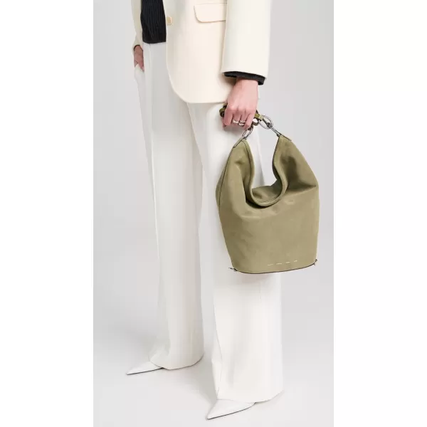 Proenza Schouler White Label Womens Suede Spring Bucket BagBamboo