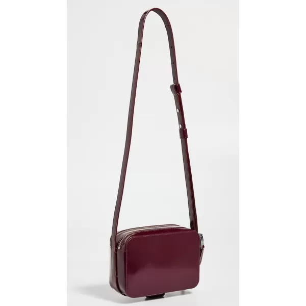 Proenza Schouler White Label Womens Watts Leather Camera Bag Bordeaux One SizeOne Size Bordeaux