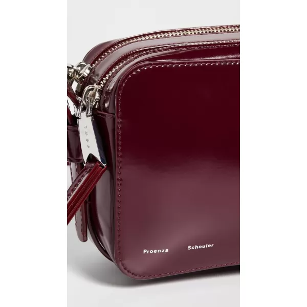 Proenza Schouler White Label Womens Watts Leather Camera Bag Bordeaux One SizeOne Size Bordeaux