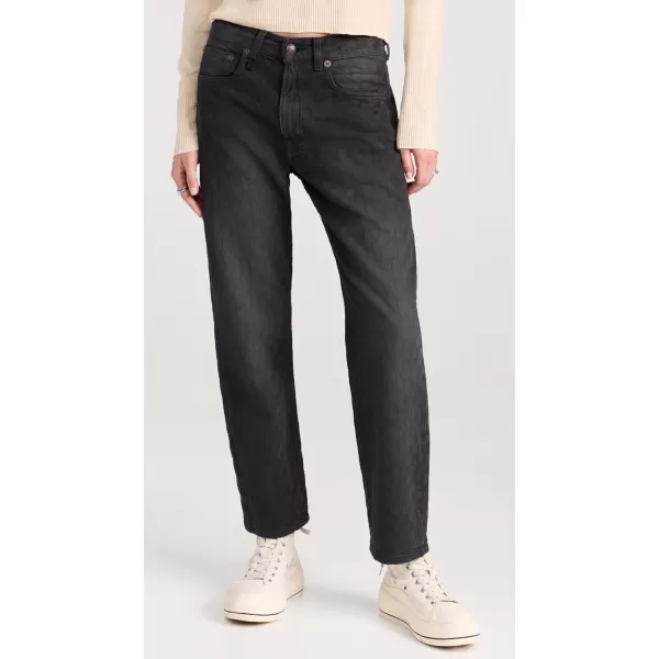 R13 Womens Boyfriend JeansShawdow Checkerboard