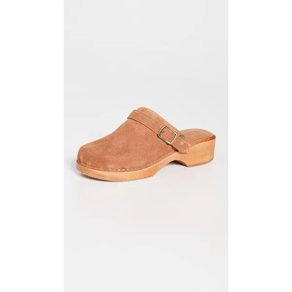 REDONE Womens 70s Classic ClogsCuoio Suede