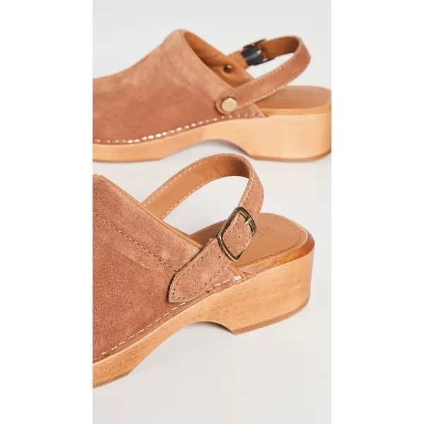 REDONE Womens 70s Classic ClogsCuoio Suede