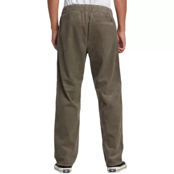 RVCA Mens Daggers Cord PantAmericana ElasticMushroom