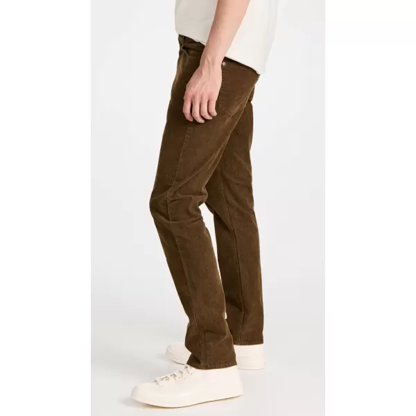 RVCA Mens Daggers Cord PantDaggers PigmentBombay Brown