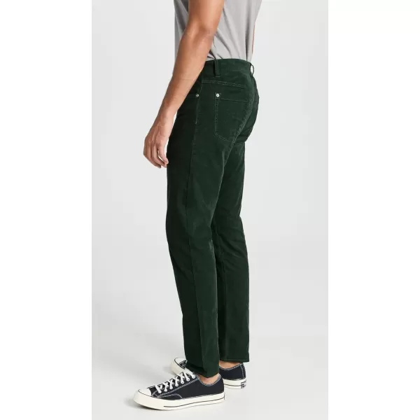 RVCA Mens Daggers Cord PantDaggers PigmentHunter Green