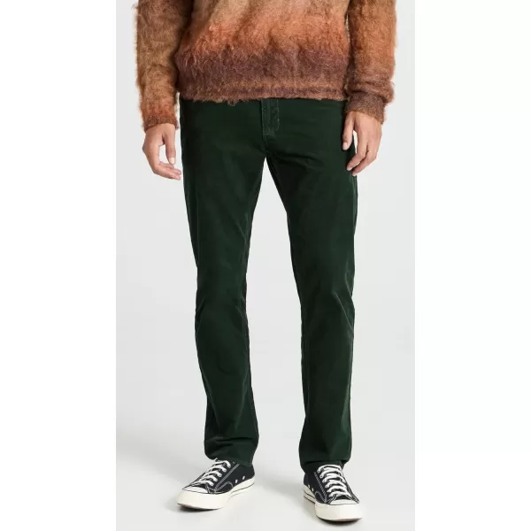 RVCA Mens Daggers Cord PantDaggers PigmentHunter Green