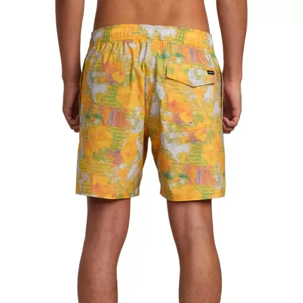 RVCA Mens Manic Elastic ShortBamboo Barnes Elastic