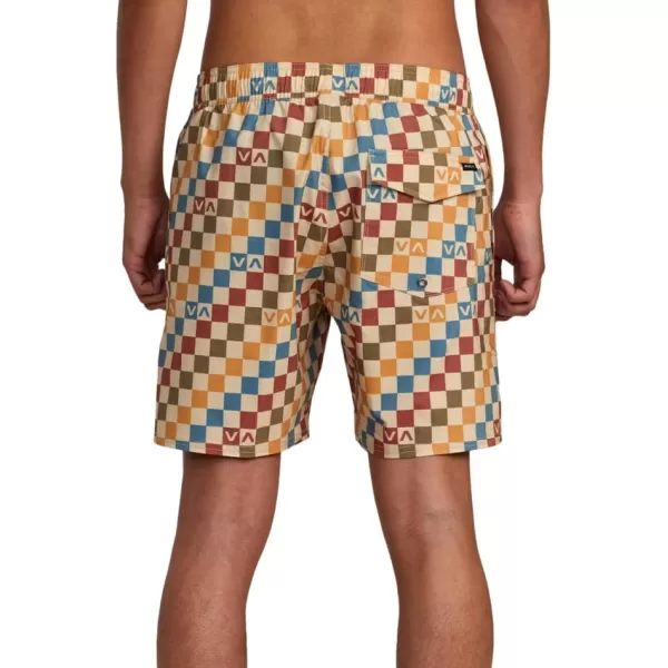 RVCA Mens Manic Elastic ShortLatte Barnes Elastic