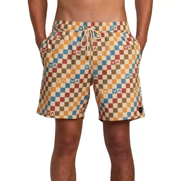 RVCA Mens Manic Elastic ShortLatte Barnes Elastic