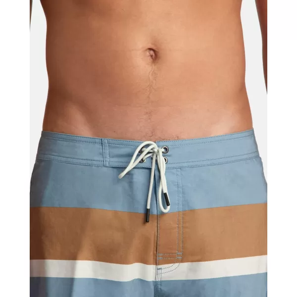 RVCA Mens Manic Elastic ShortLight Blue