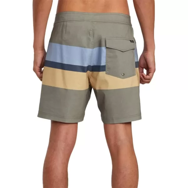 RVCA Mens Manic Elastic ShortNew Aloe Westport