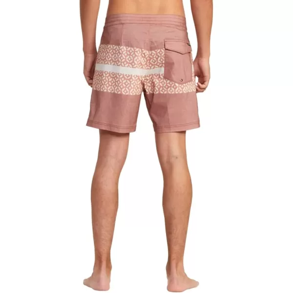 RVCA Mens Manic Elastic ShortWestport PrintBrick