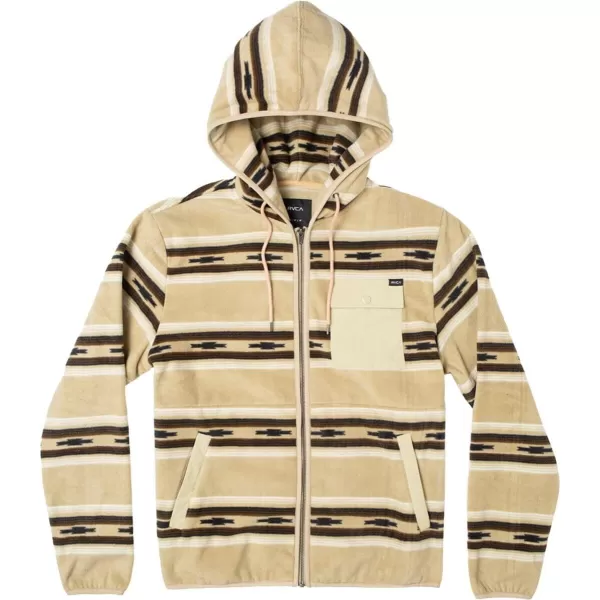 RVCA Mens Sherpa Fleece JacketHawthorneBurlap