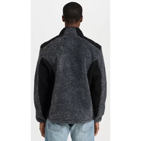 RVCA Mens Sherpa Fleece JacketZach AllenBlack